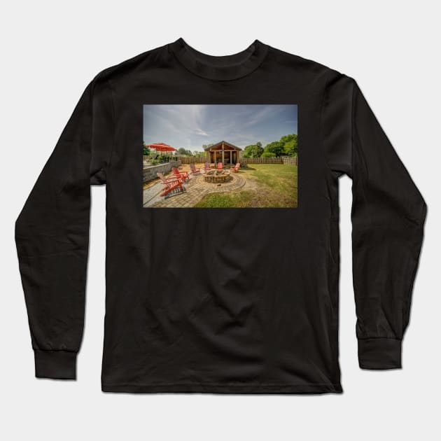 pavilion in the park Long Sleeve T-Shirt by LindsayVaughn